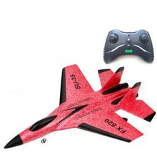Load image into Gallery viewer, 2.4G Glider RC drone SU35 Fixed wing airplane Hand Throwing foam dron Electric Remote Control Outdoor RC Plane toys for boys
