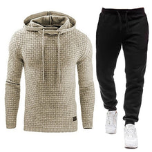 Load image into Gallery viewer, 2020 New Tracksuit Men Brand Male Solid Hooded Sweatshirt+Pants Set
