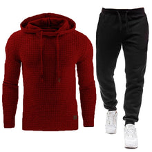 Load image into Gallery viewer, 2020 New Tracksuit Men Brand Male Solid Hooded Sweatshirt+Pants Set
