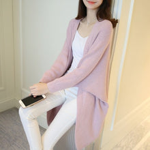 Load image into Gallery viewer, 2020 Long Cardigan Women Sweater Autumn Winter Bat Sleeve Knitted Sweater
